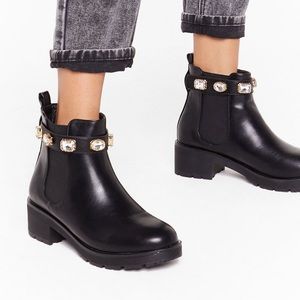 Steve Madden Amulet Jewel Strap Boots